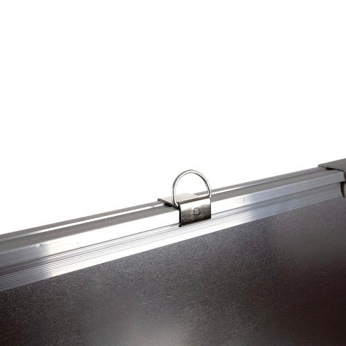 Magnetisches Whiteboard trocken abwischbar 60x40 cm 4 Marker 10 Magneten Schwamm Vertikal Horizontal Stiftablage Magnettafel für Präsentation Büro Haus Schule 24325