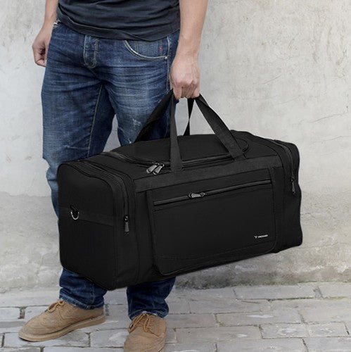 Reisetasche 70 l schwarz 70 x 29 x 32 cm wasserdicht Sporttasche Schultergurt