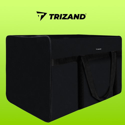 Reisetasche 200 L wasserdicht Codura schwarz 80 x 50 x 50 cm mit 2 Tragegriffen