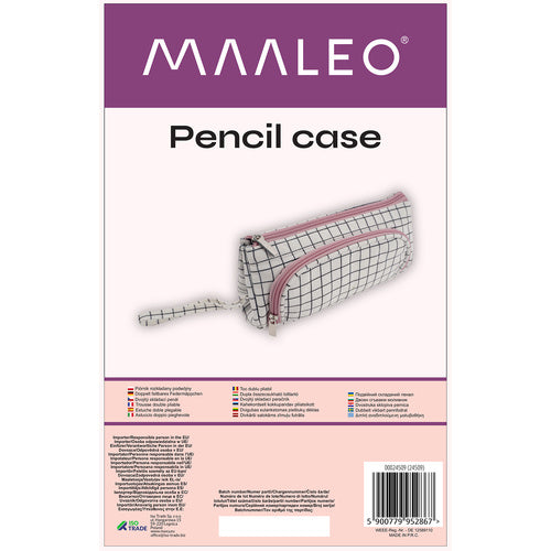 Maaleo 24509 faltbares Doppel-Federmäppchen