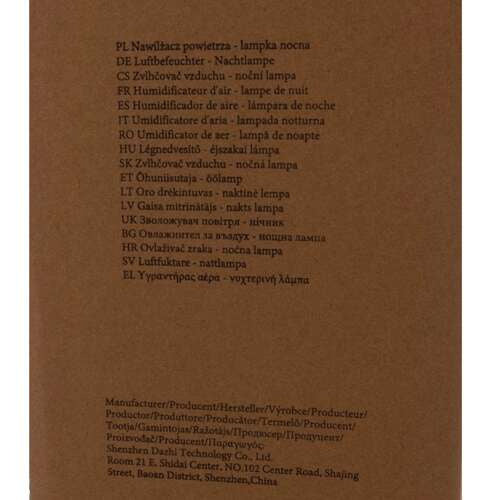 Luftbefeuchter - Nachtlampe Ruhhy 24378