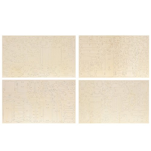 Set Holzmöbel für Puppen, 34-teilig. 23542