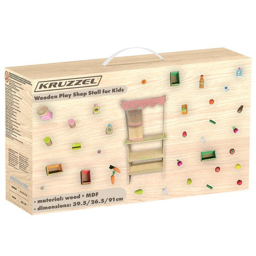 Holzstall mit Zubehör Kruzzel 24888