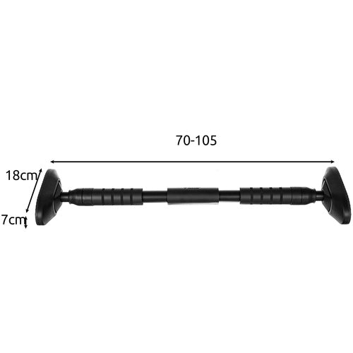 Klimmzugstange Türrahmen Türklammer verstellbar 70-100 cm Stahl schwarz 180 kg