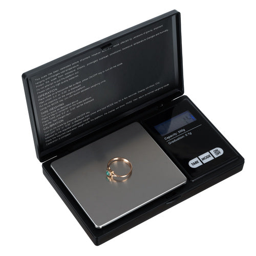 Taschenwaage 500 x 0,1g mit Klappe 23573