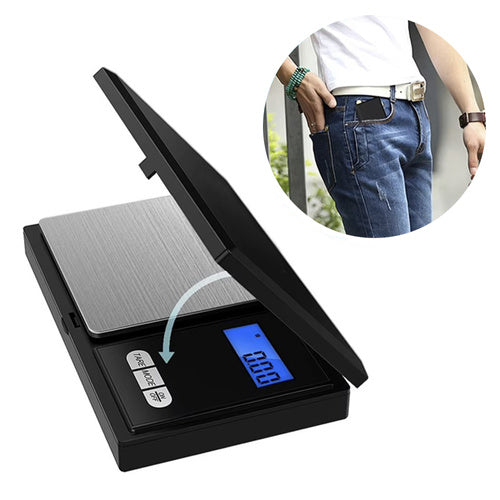 Ruhhy Taschenwaage 500 x 0,1g mit Klappe 23573