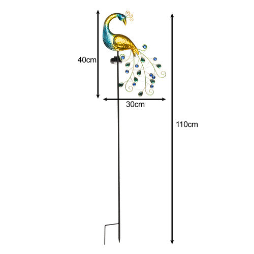 Solarlampe Pfau Gardlov 25281