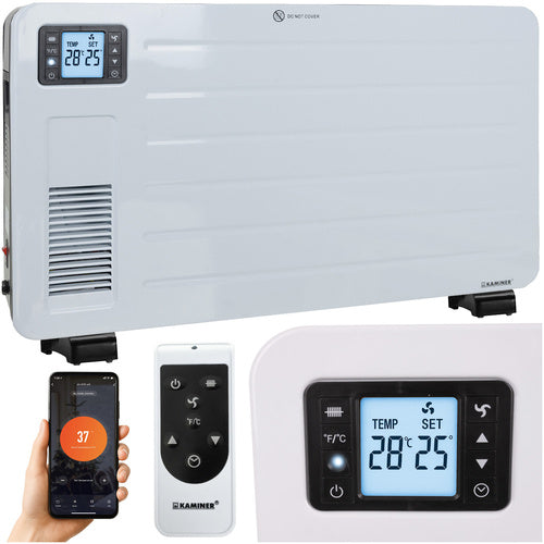 Elektrischer Heizkörper – weißer Ziflo Kaminer 26402