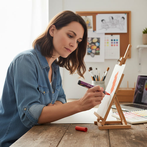 Markery akrylowe- zestaw 36szt. Maaleo 25813