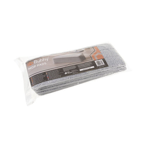 Wischmop Bezüge Flachmopp 5er Set Mikrofaser Waschbar bis 120x Pads 33x11,5 cm