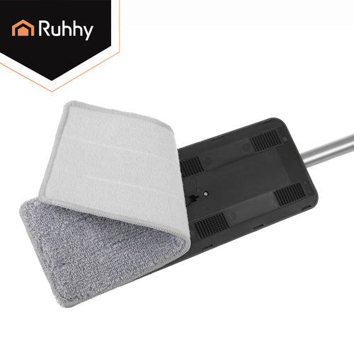 Wischmop Bezüge Flachmopp 5er Set Mikrofaser Waschbar bis 120x Pads 33x11,5 cm