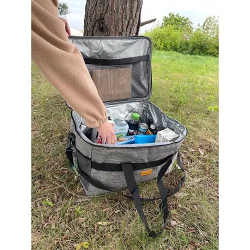 2 Kühlpatronen Thermotasche isoliert 20L grau - Easy2sell - Deluxe