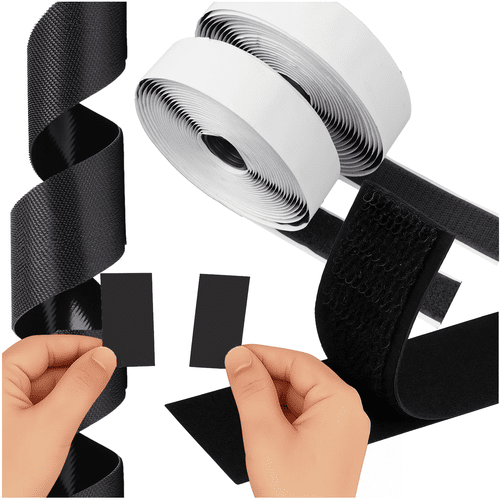 2 Teile selbstklebendes Klettband einfache Montage schwarz - Easy2sell - Deluxe