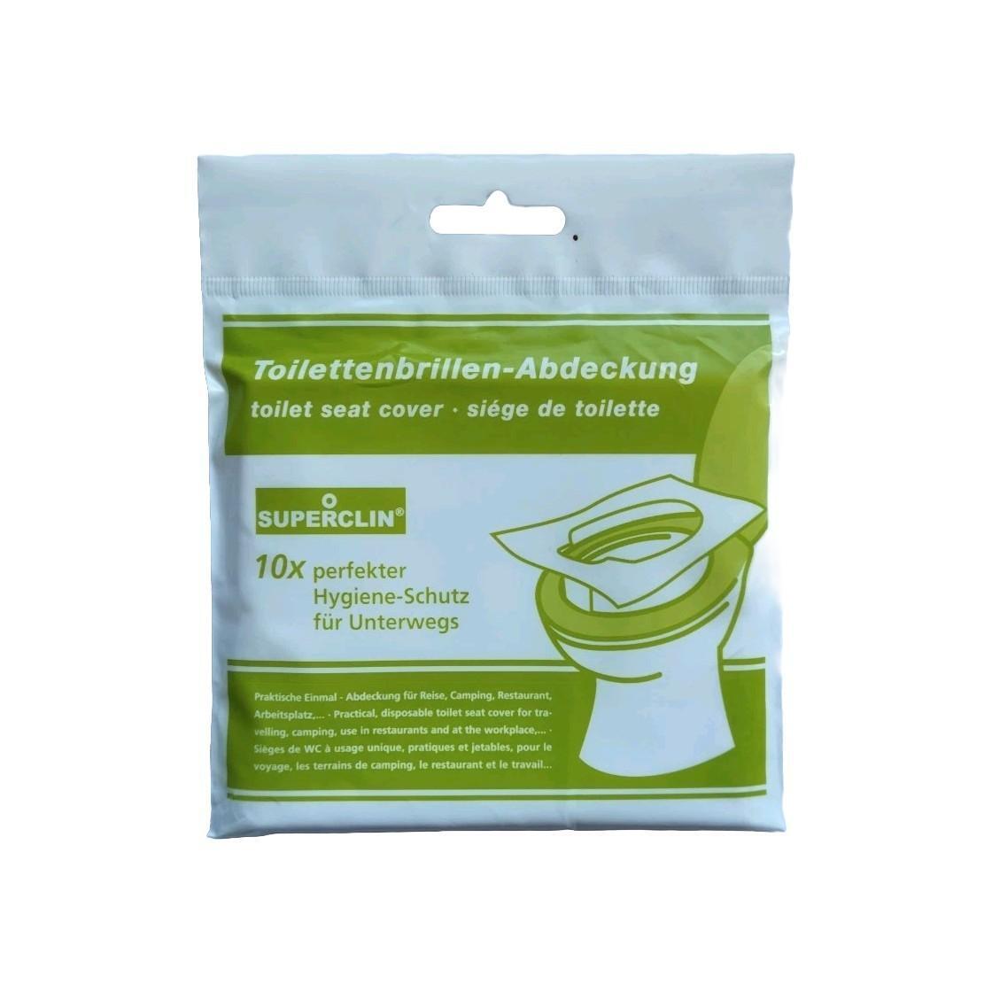 20 Toilettensitz Hygieneauflagen Einweg Abdeckung WC Cover Schutz Papier Auflage - Easy2sell - Deluxe