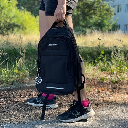 22L Rucksack mit ergonomischen Gurten und Schutz, schwarz - Easy2sell - Deluxe