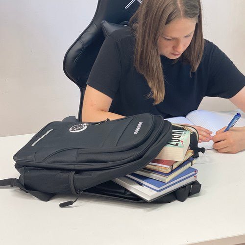 22L Rucksack mit ergonomischen Gurten und Schutz, schwarz - Easy2sell - Deluxe