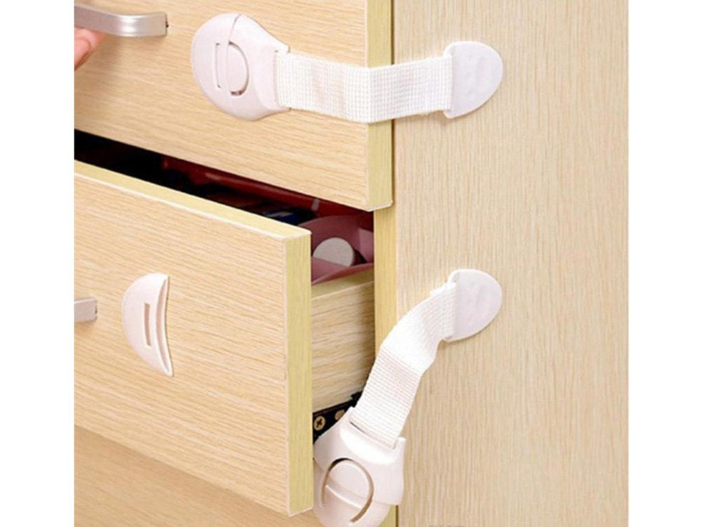 Verk 01604 Sicherheitsgitter für Schränke, 2 Stück, weiß