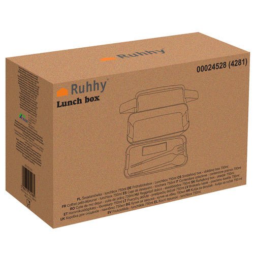 2er Set Lunchbox mit separaten Behältern für frische Mahlzeiten - Easy2sell - Deluxe