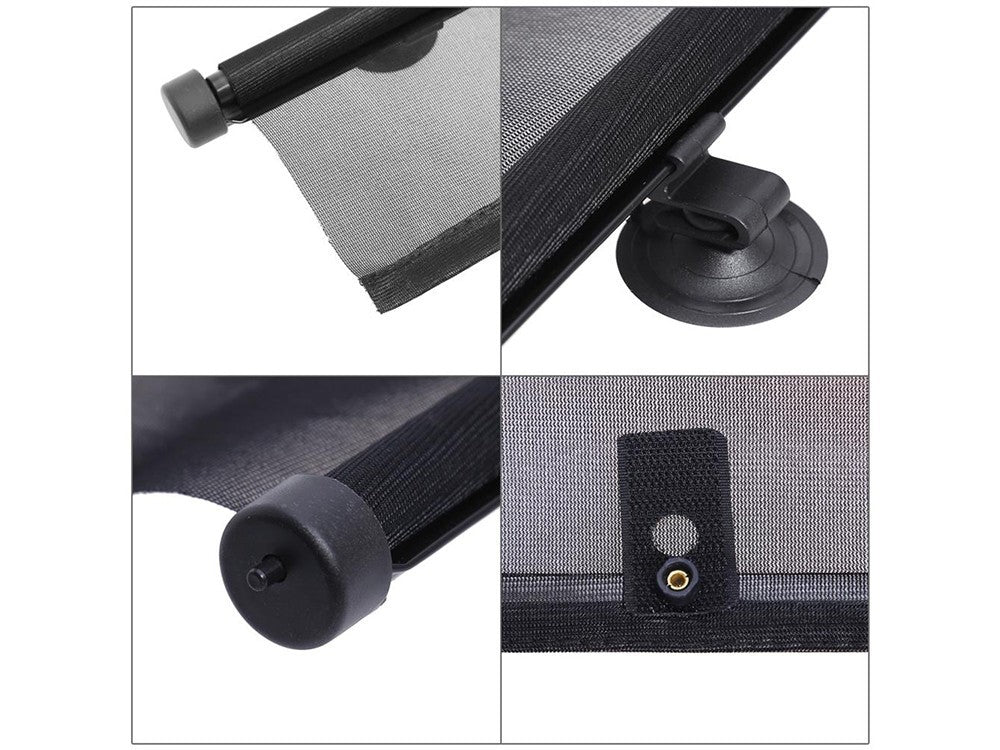 2x Auto - Sonnenrollo, Sonnenschutz Auto, Auto - Sonnenblende, Auto - Seitenscheiben - Easy2sell - Deluxe