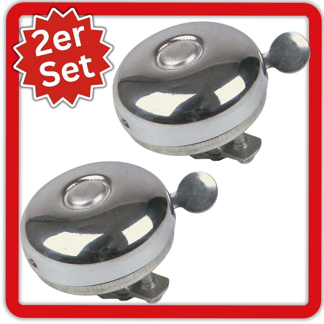 2x Fahrradklingel Metall Glocke Fahrrad Klingel Fahrradglocke Mountainbike Rad - Easy2sell - Deluxe
