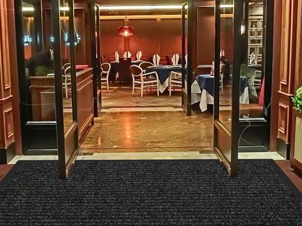 2x Fußmatte Schmutzfangmatte Fußabtreter Schmutzmatte Türmatte Sauberlauf Set - Easy2sell - Deluxe