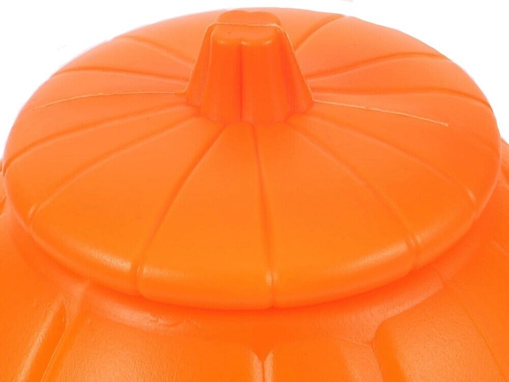 2x Halloween Eimer mit Deckel, Henkel Kürbis Deko Süßes Süßigkeit Sammeln Kinder - Easy2sell - Deluxe