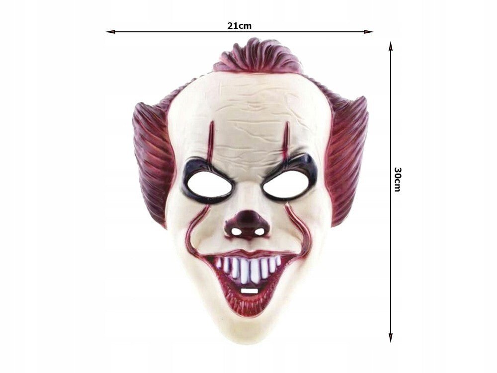 2x Halloween Pennywise Clown Maske Stephen Kings Es Maske Horror Cosplay Kostüm - Easy2sell - Deluxe