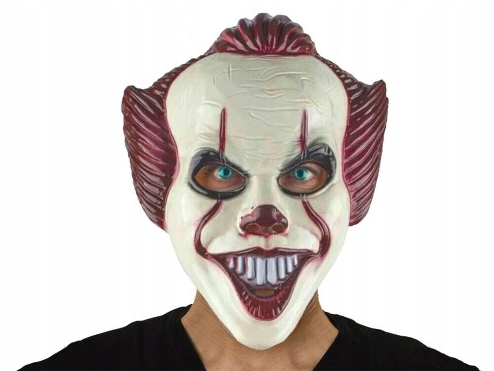 2x Halloween Pennywise Clown Maske Stephen Kings Es Maske Horror Cosplay Kostüm - Easy2sell - Deluxe