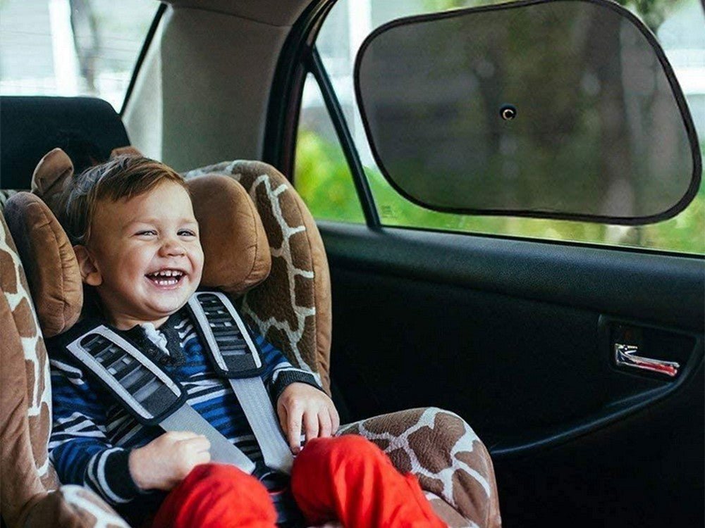 2x Sonnenschutz Universal für Auto PKW Seitenfenster Sonnenblende UV Schutz - Easy2sell - Deluxe