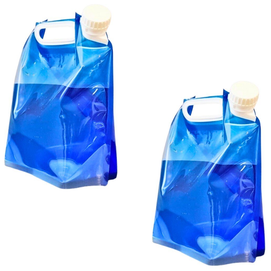 2x Wasserkanister faltbar Wassersack Wasserbehälter Kanister für Camping Garten - Easy2sell - Deluxe