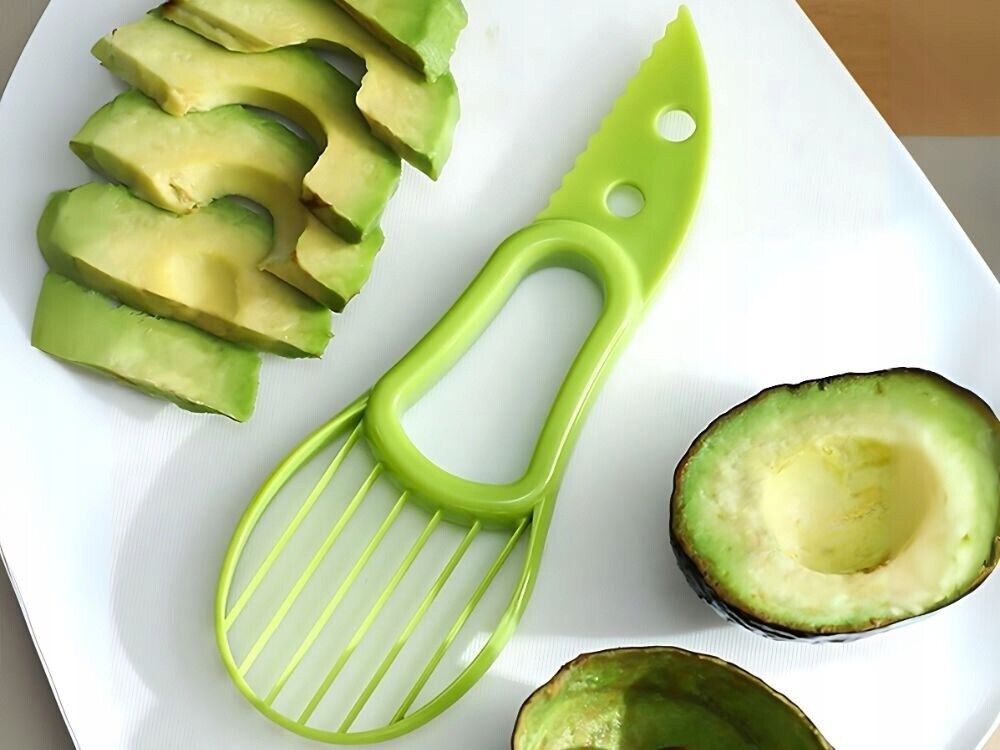 3 - in - 1 Avocadoschneider & Obstschäler - Easy2sell - Deluxe
