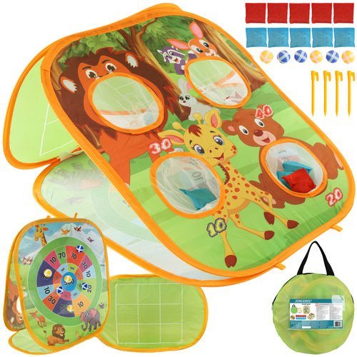 3 - in - 1 Geschicklichkeitsspiel Wurfspiel Set für Kinder – Drinnen & Draußen - Easy2sell - Deluxe