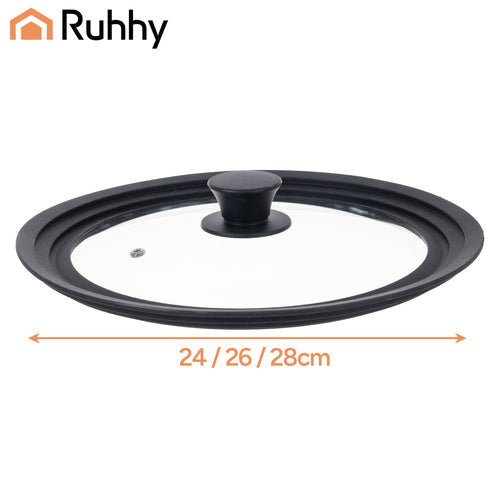 3 - in - 1 Silikondeckel 24/26/28 cm Ruhhy 25560 - Easy2sell - Deluxe