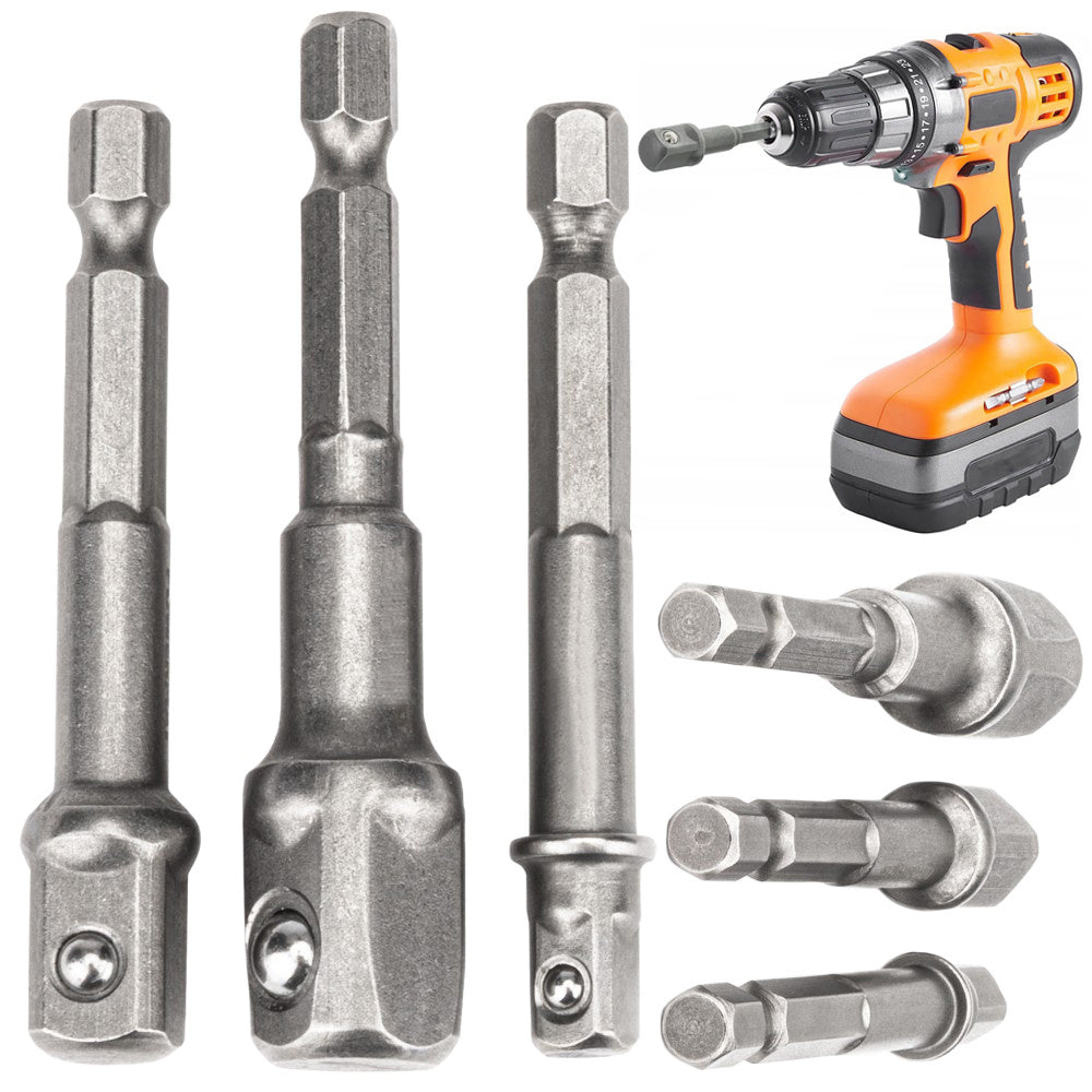 Verk 11310 Adapter-Set für Steckschlüssel 1/4, 3/8, 1/2