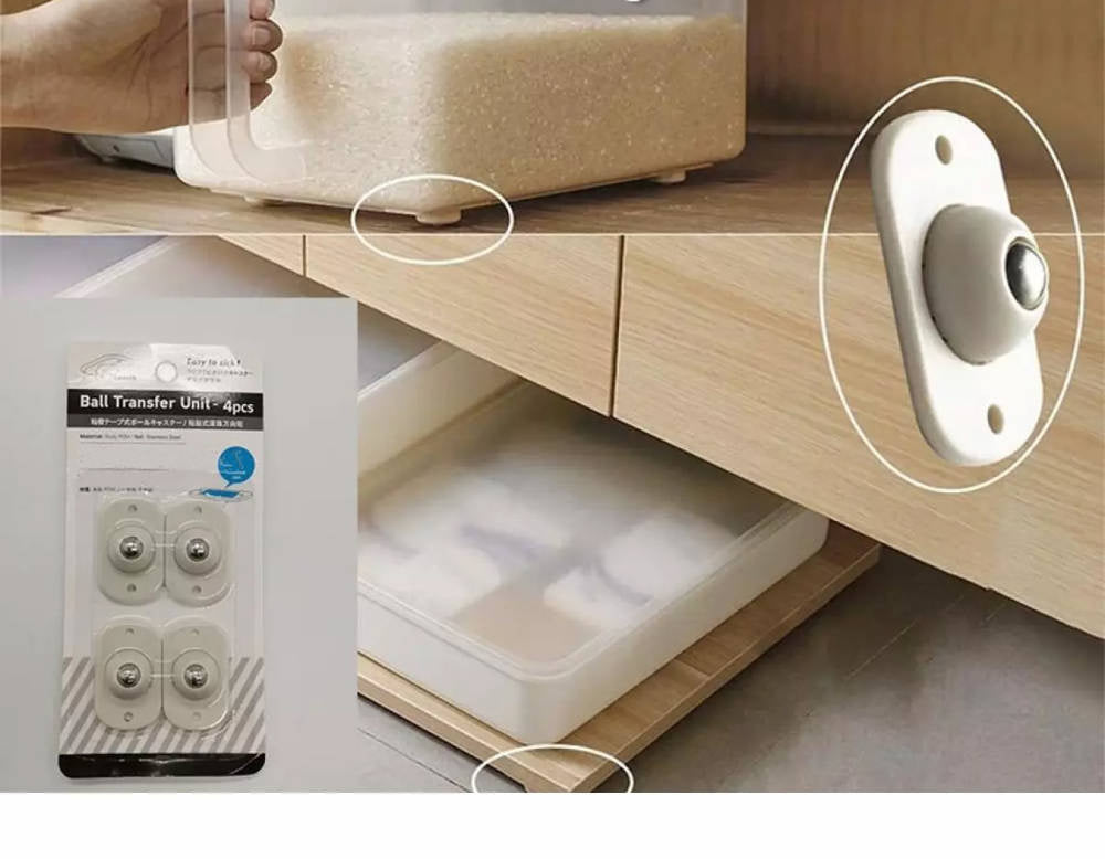 Verk 01811 Universelle selbstklebende Rollen für Möbel