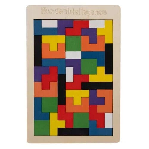 3D Holzpuzzle 40 Teile Bunt - Easy2sell - Deluxe