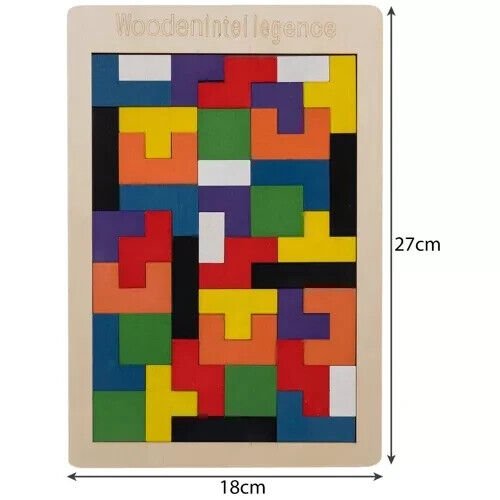 3D Holzpuzzle 40 Teile Bunt - Easy2sell - Deluxe