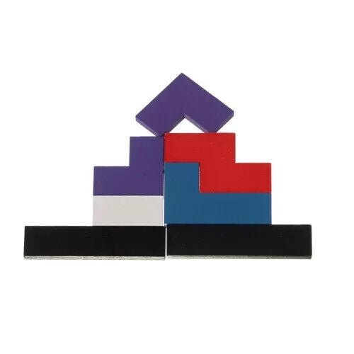 3D Holzpuzzle 40 Teile Bunt - Easy2sell - Deluxe