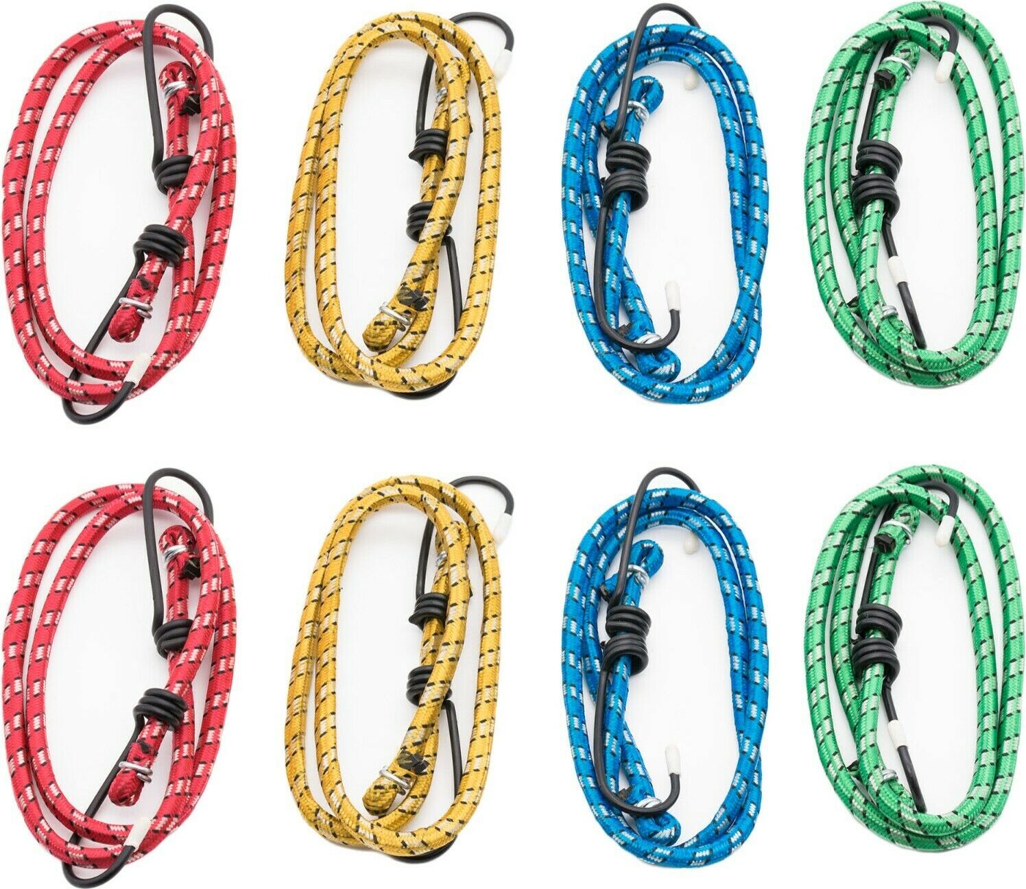 8x Spanngummi Gepäckspanner Gepäckgummi 75cm Spanngurte Gummispanner Spannbänder