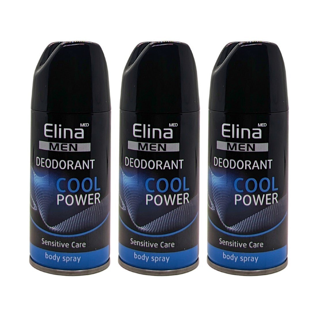 3x Deo Men Deodorant Spray je 150 ml COOL POWER Frische intensiver Deo Duft - Easy2sell - Deluxe