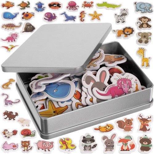 40 Kühlschrankmagnete Tiere zur Förderung der Fantasie mehrfarbig - Easy2sell - Deluxe