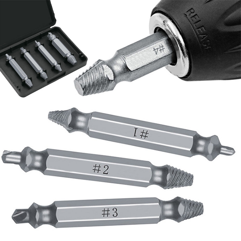 Verk 11345 Ausdreher für beschädigte Schrauben 2-12 mm 4 Stk