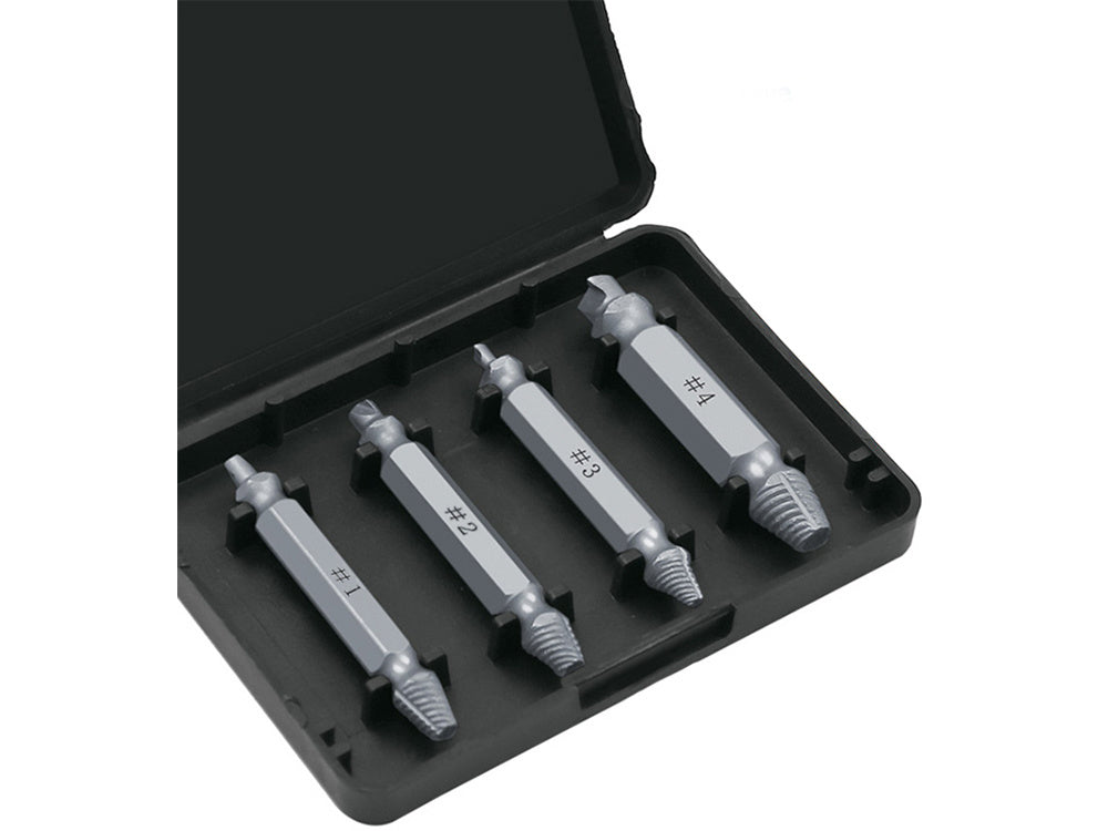 Verk 11345 Ausdreher für beschädigte Schrauben 2-12 mm 4 Stk