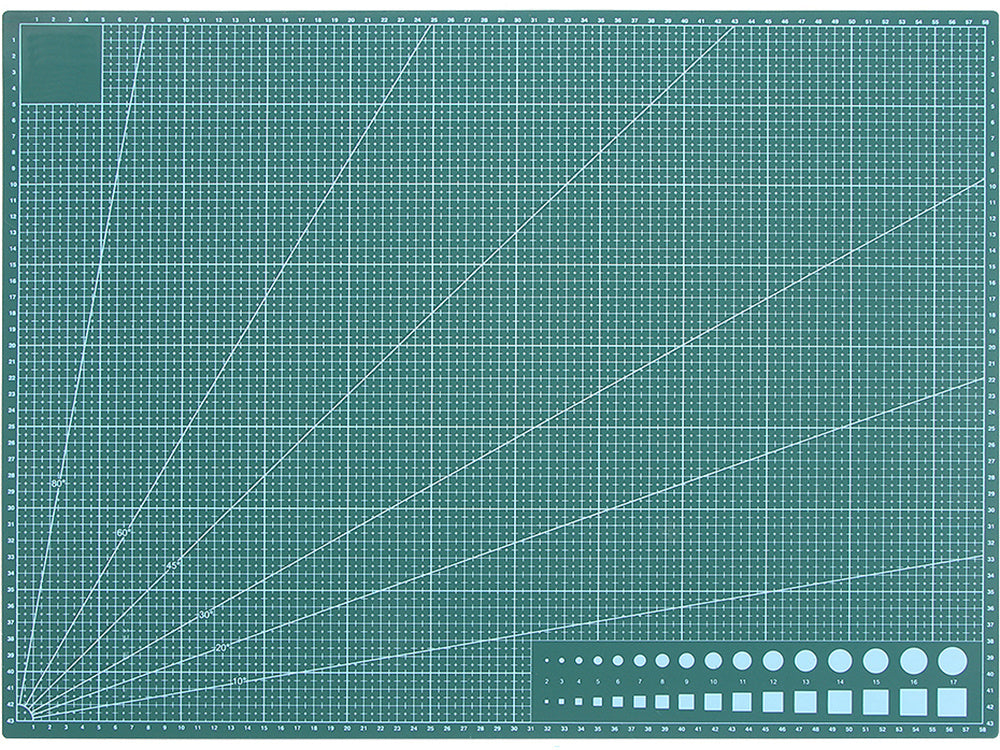 Verk 11352 Doppelseitige Schneide- und Stanzunterlage A2, grün