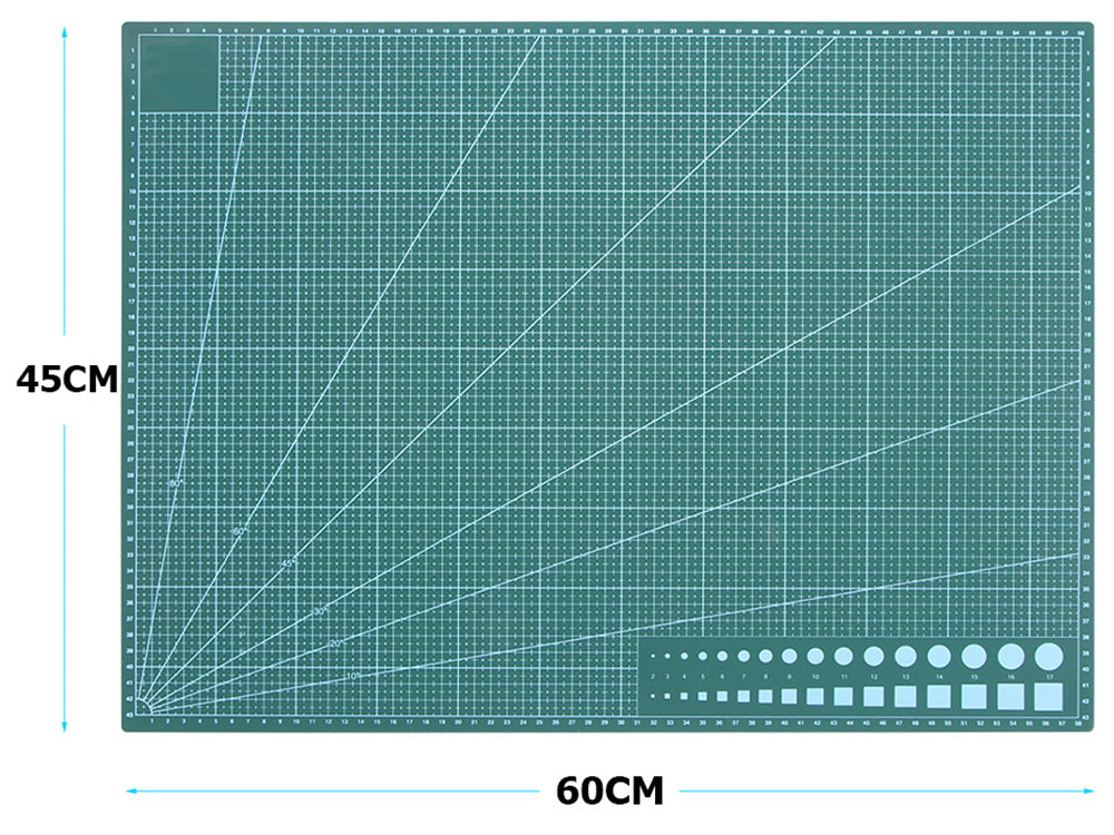 Verk 11352 Doppelseitige Schneide- und Stanzunterlage A2, grün