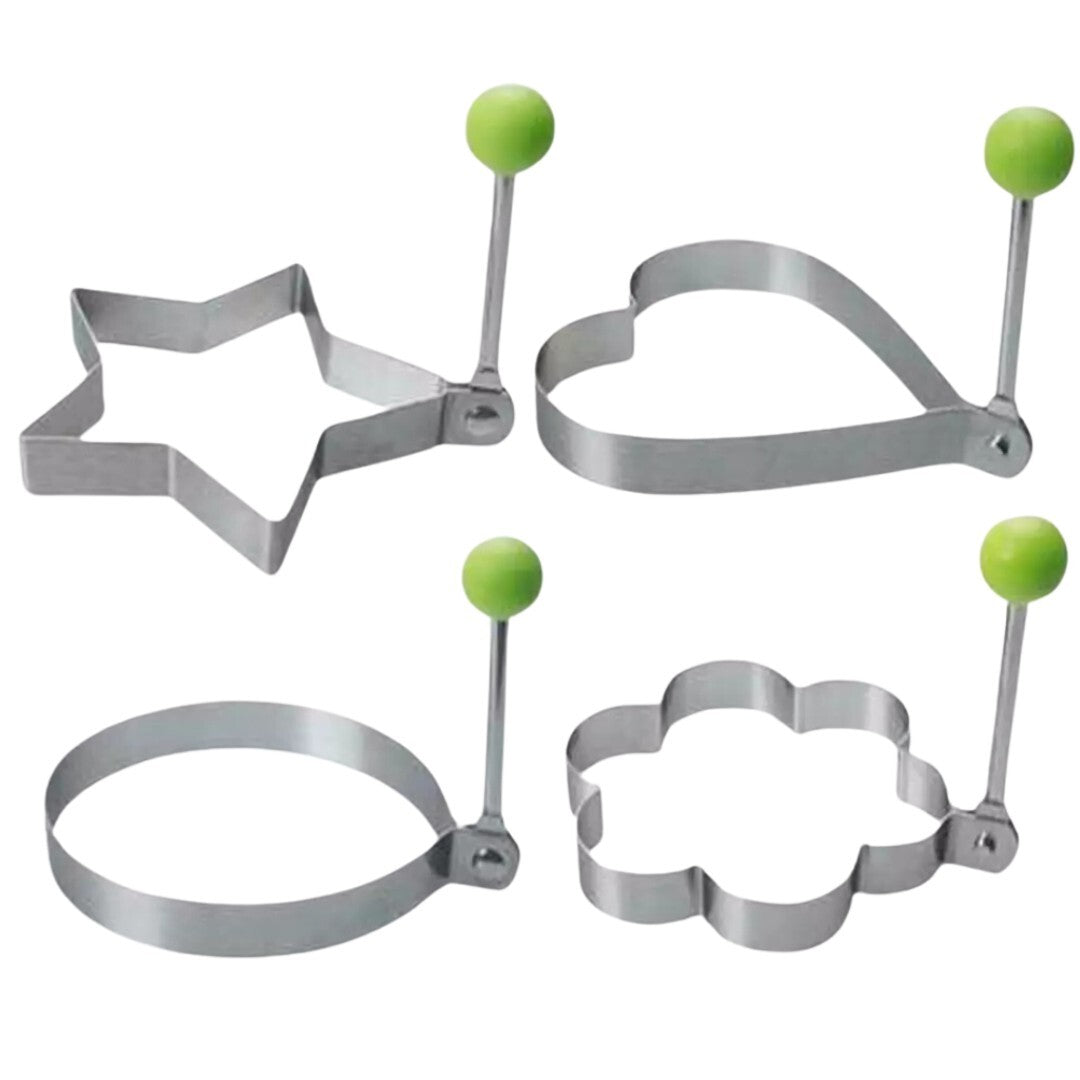 4er Set Edelstahl Spiegeleiformen - Easy2sell - Deluxe