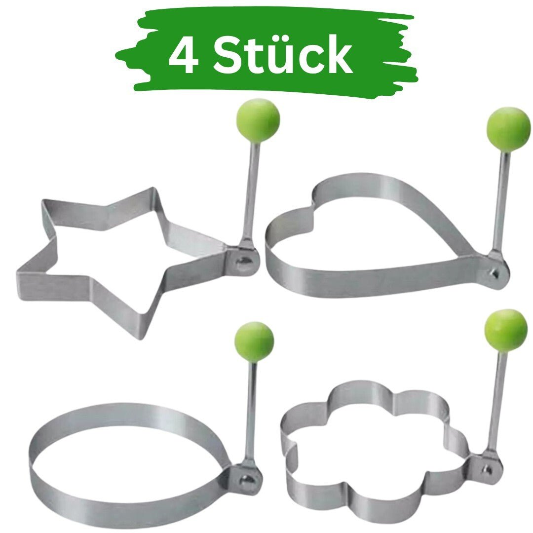 4er Set Edelstahl Spiegeleiformen - Easy2sell - Deluxe