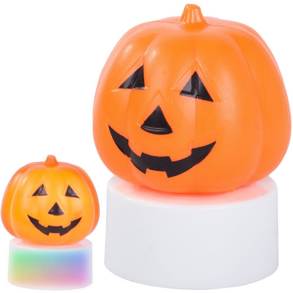 4x LED Kürbis Deko Halloween Dekoration leuchtender Pumpkin inkl. Batterie - Easy2sell - Deluxe