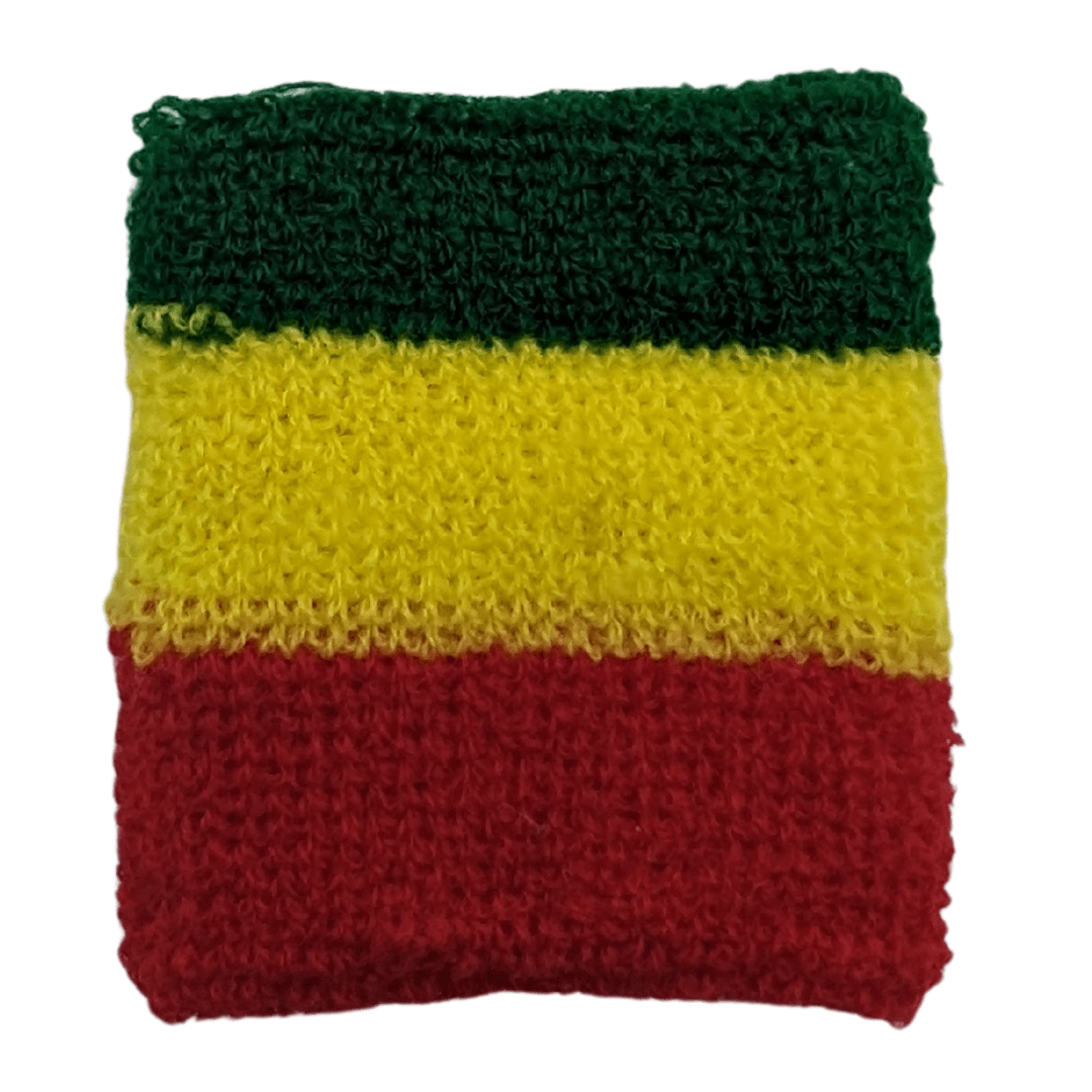 4x Schweißband Hippie Kostüm Schweiß Band für Festival Hippie Gras Reggae Hanf - Easy2sell - Deluxe