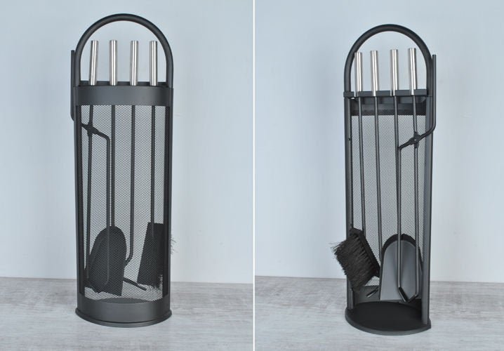 5-teiliges Kaminzubehör-Set mit modernem Design - Easy2sell-Deluxe
